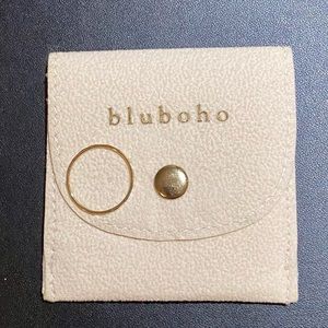 Bluboho faceted felicity stacking ring